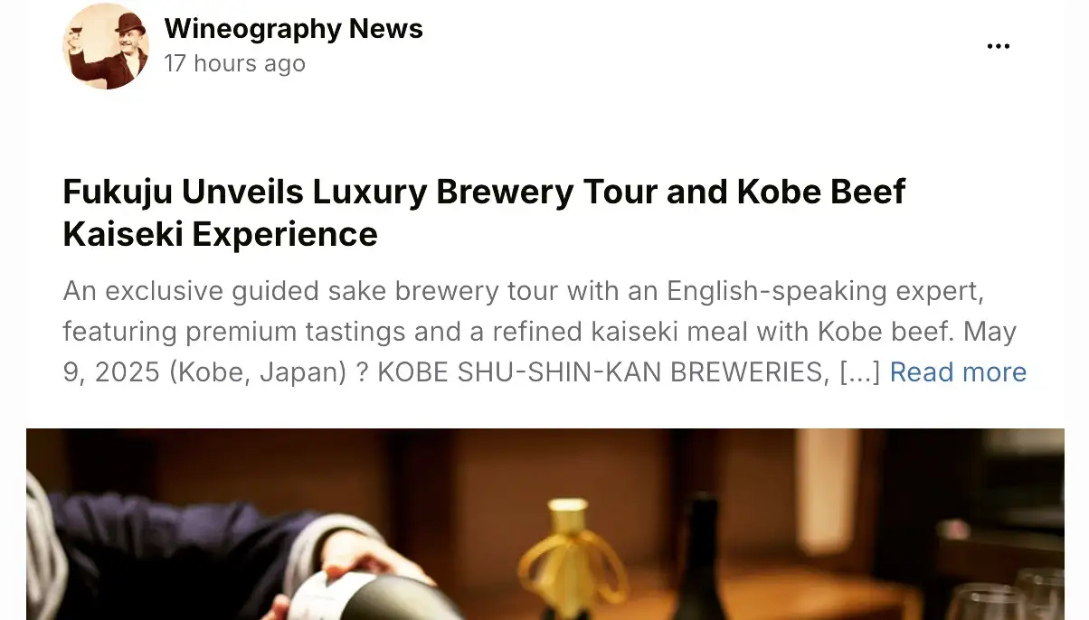 Wine Related News Feed